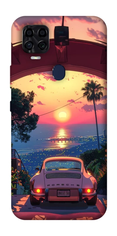 Чехол на ZTE Blade v2020 Porsche at sunset фото 1 из 1