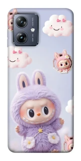 Чохол на Motorola Moto G54 Labubu & clouds фото 1 Чохол на Motorola Moto G54 Labubu & clouds фото 1 з 1