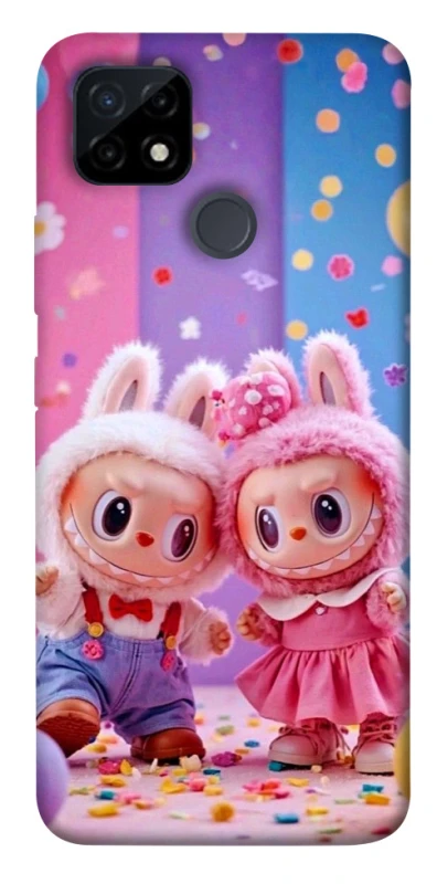 Чохол на Realme C12 Labubu twins ver.3 фото 1 з 1