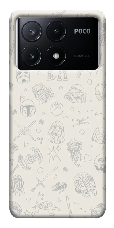Чохол на Xiaomi Poco X6 Star Wars background ver.1 фото 1 з 1