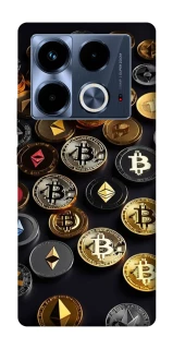 Чохол на Infinix Note 40 4G Many coins фото 1 з 1