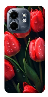 Чохол на Infinix Smart 9 4G / Hot 50i Червоні тюльпани фото 1 Чохол на Infinix Smart 9 4G / Hot 50i Червоні тюльпани фото 1 з 1