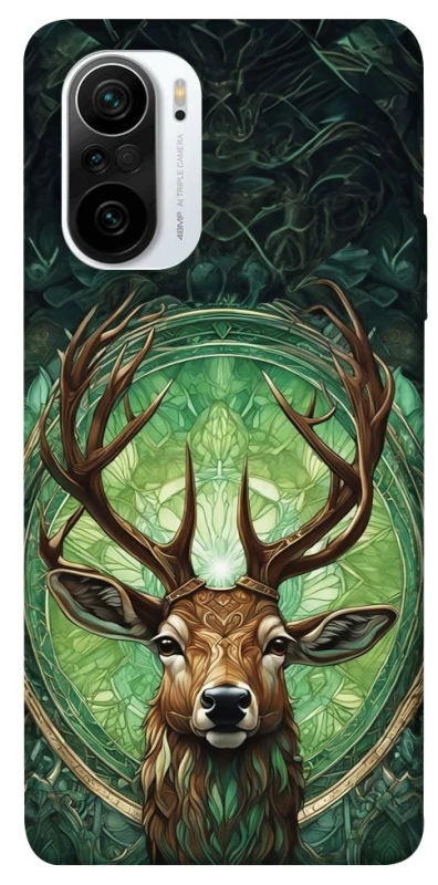 Чехол на Xiaomi Redmi K40 / K40 Pro / K40 Pro+ / Poco F3 Скандинавский олень фото 1 из 1