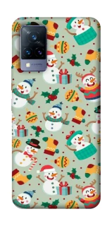 Чехол на Vivo V21 Новогодний v2 фото 1 из 1
