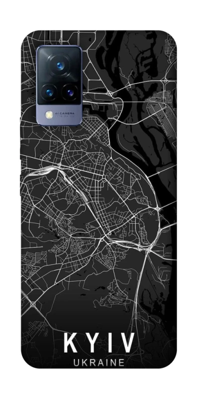 Чехол на Vivo V21 Kyiv map фото 1 из 1