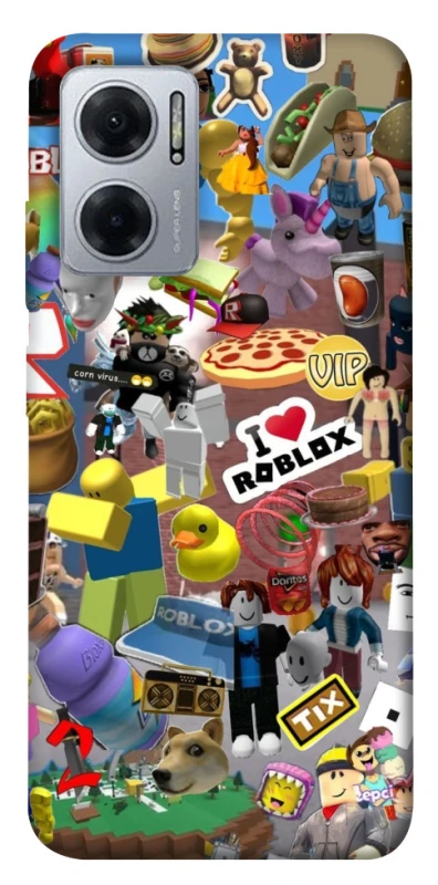Чехол на Xiaomi Redmi Note 11E Roblox collage ver.5 фото 1 из 1