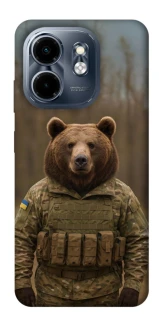 Чехол на Infinix Smart 9 4G / Hot 50i Медведь защитник фото 1 из 1