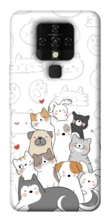 Чехол на TECNO Camon 16 SE Funny Pets фото 1 из 1