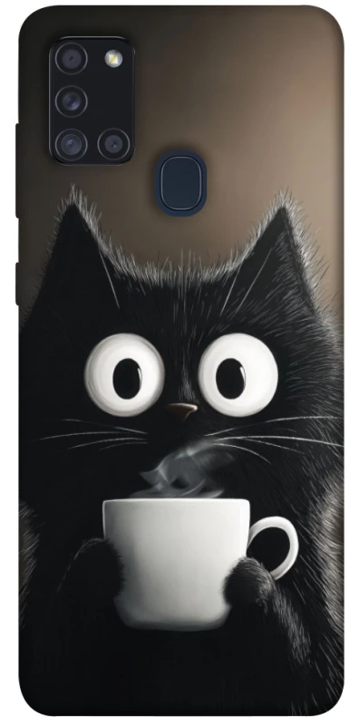 Чохол на Samsung Galaxy A21s morning cat фото 1 з 1