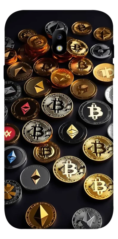 Чохол на Samsung J730 Galaxy J7 (2017) Many coins фото 1 з 1