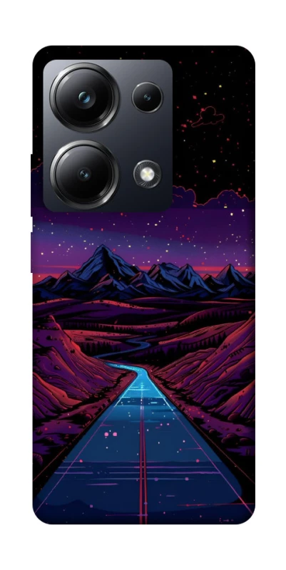 Чехол на Xiaomi Poco M6 Pro 4G Cyber mountain фото 1 из 1