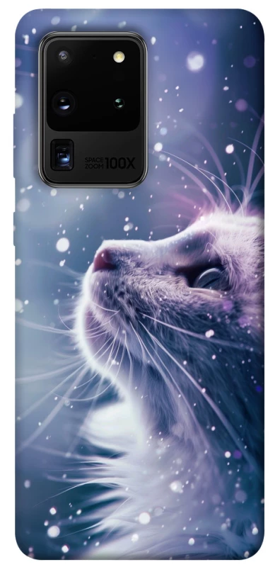 Чехол на Samsung Galaxy S20 Ultra Snow cat фото 1 из 1