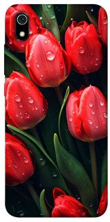 Чохол на Xiaomi Redmi 7A Червоні тюльпани фото 1 з 1