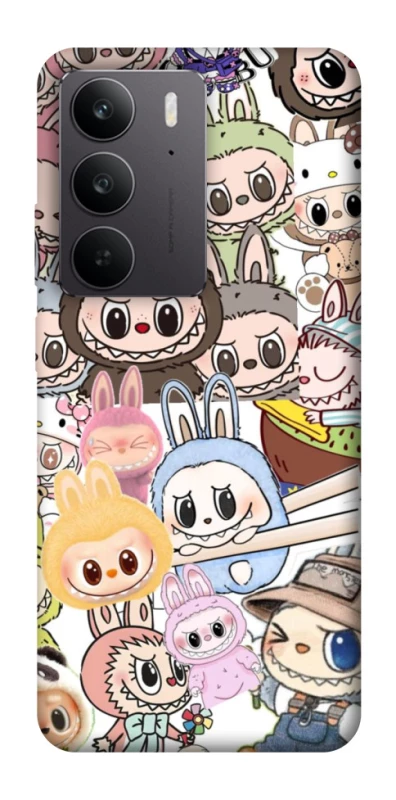 Чохол на Realme C75 All Labubus фото 1 з 1