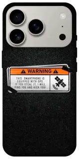 Чехол на Apple iPhone 18 Pro Warning фото 1 из 2