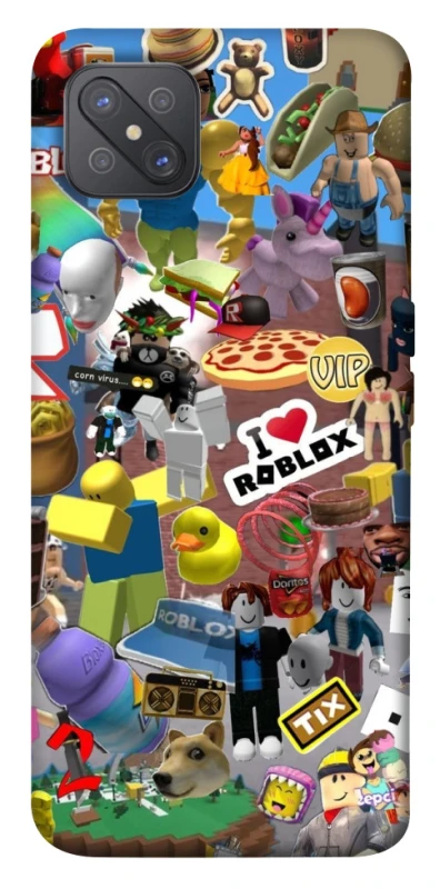 Чехол на Oppo A92s Roblox collage ver.5 фото 1 из 1