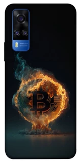 Чехол на Vivo Y51a Fire Bitcoin фото 1 из 1
