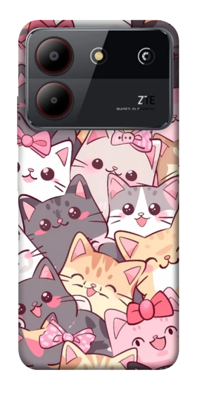 Чохол на ZTE Blade A54 4G Cute Cat фото 1 з 1