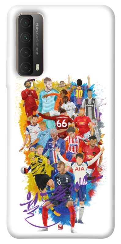 Чохол на Huawei P Smart (2021) Football Abstract v2 фото 1 з 1