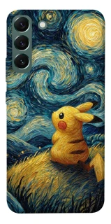 Чехол на Samsung Galaxy S22+ Pikachu and Van Gogh фото 1 из 1