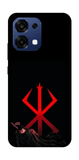 Чохол на Oppo A6 Pro 4G/5G Berserk Red Logo фото 1 з 2