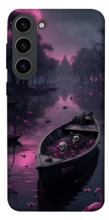 Чехол на Samsung Galaxy S23 Boat and flamingo фото 1 из 1
