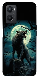 Чохол на Oppo A96 Вовк під місяцем фото 1 з 1