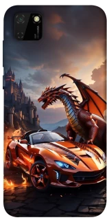 Чохол на Huawei Y5p Сar and dragon фото 1 з 1