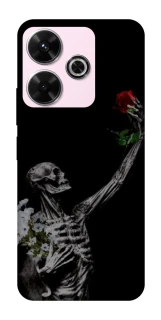 Чохол на Xiaomi Poco M6 4G Skeleton vs Rose фото 1 з 1