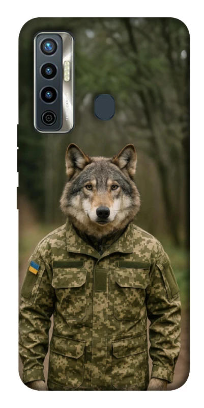 Чохол на TECNO Camon 17 Вовк захисник фото 1 з 1