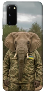 Чехол на Samsung Galaxy S20 Слон защитник фото 1 из 1