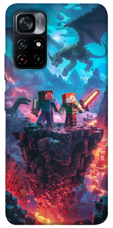 Чохол на Xiaomi Poco M4 Pro 5G Minecraft v3 фото 1 з 1