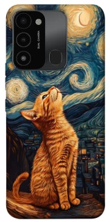 Чохол на TECNO Spark 8C van gogh cat фото 1 з 1