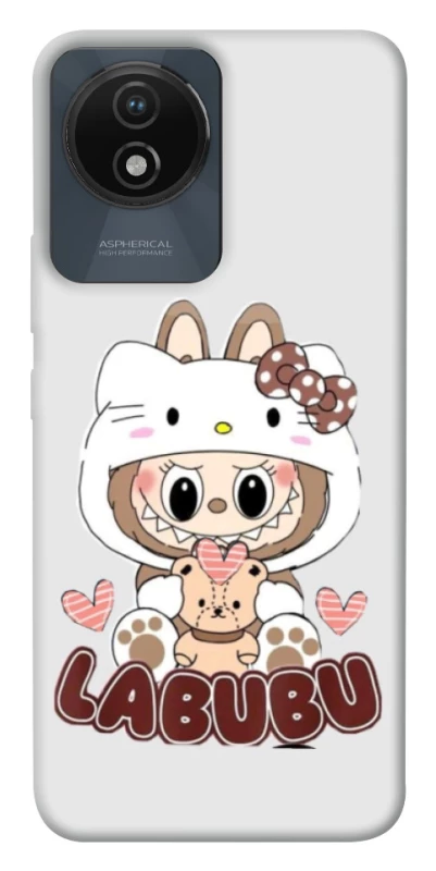 Чехол на Vivo Y02 Hello Kitty Labubu фото 1 из 1