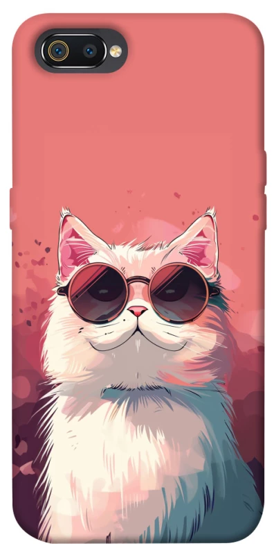 Чохол на Realme C2 Сat with glasses фото 1 з 1