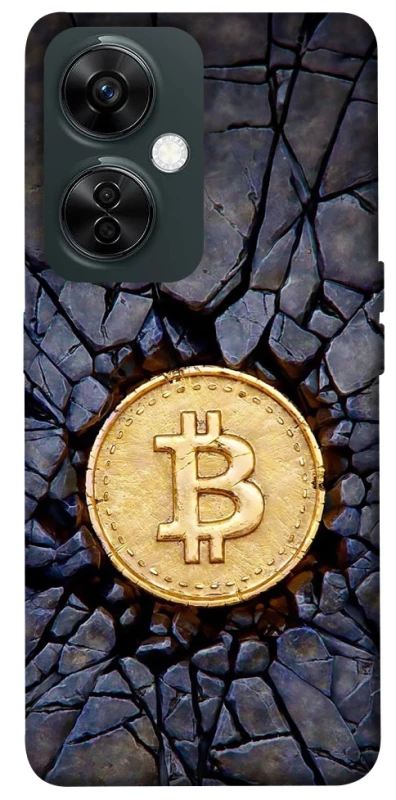 Чохол на OnePlus Nord CE 3 Lite Bitcoin cracks фото 1 з 1
