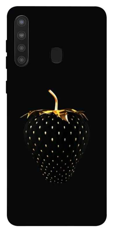 Чохол на Samsung Galaxy A21 Чорна полуниця фото 1 з 1