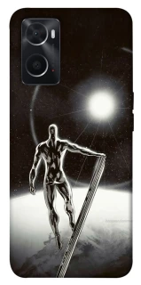 Чохол на Oppo A76 4G Срібний серфер фото 1 з 1