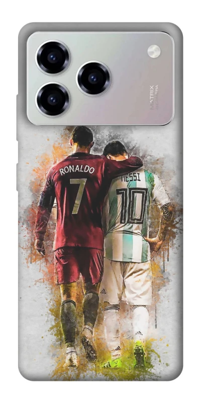 Чохол на ZTE Blade A76 Ronaldo та Messi фото 1 з 1