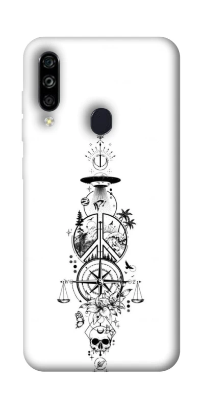 Чехол на ZTE Blade A7 (2020) Tattoo ver.7 фото 1 из 1