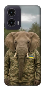 Чехол на Motorola Moto G35 Слон защитник фото 1 из 1