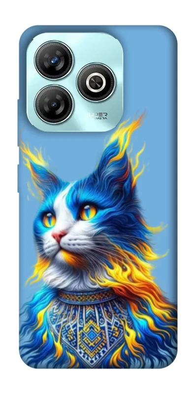 Чохол на ZTE Blade A75 4G Кіт патріот фото 1 з 1