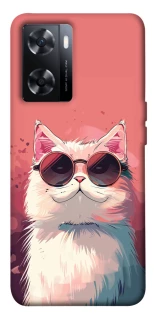 Чохол на OnePlus Nord N20 SE Сat with glasses фото 1 з 1
