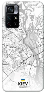 Чехол на Xiaomi Poco M4 Pro 5G Kiev white map фото 1 из 1