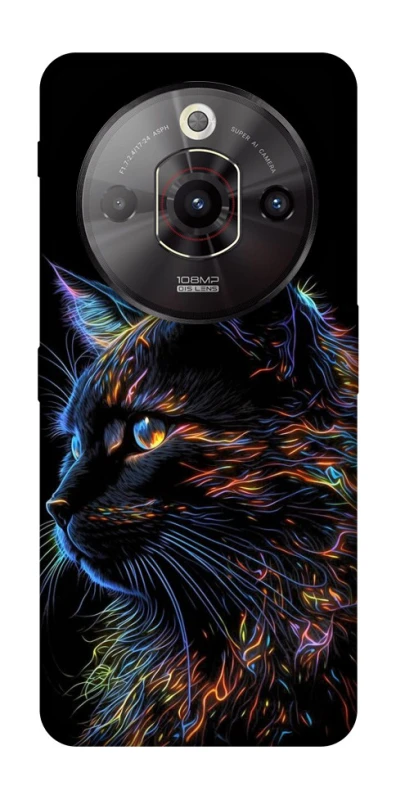 Чехол на ZTE Nubia Focus Pro Черный кот фото 1 из 1