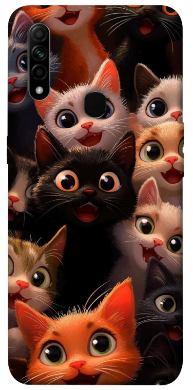 Чехол на Oppo A31 happy cats фото 1 из 1