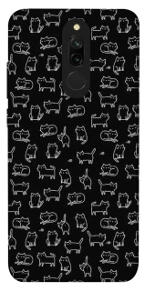 Чохол на Xiaomi Redmi 8 Black Cats фото 1 з 1