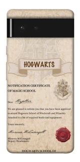 Чехол на Google Pixel 6 The Hogwarts acceptance letter фото 1 из 1