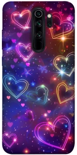 Чохол на Xiaomi Redmi Note 8 Pro Drawn hearts фото 1 з 1