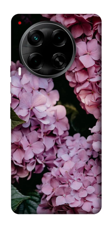 Чохол на TECNO Camon 30 (CL6) Рожеві гартензії фото 1 з 1